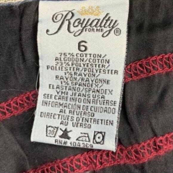 Royalty Women's Slim Fit Ankle Stretch Rips Jeans Medium Wash Blue Size 6 - Picture 11 of 13